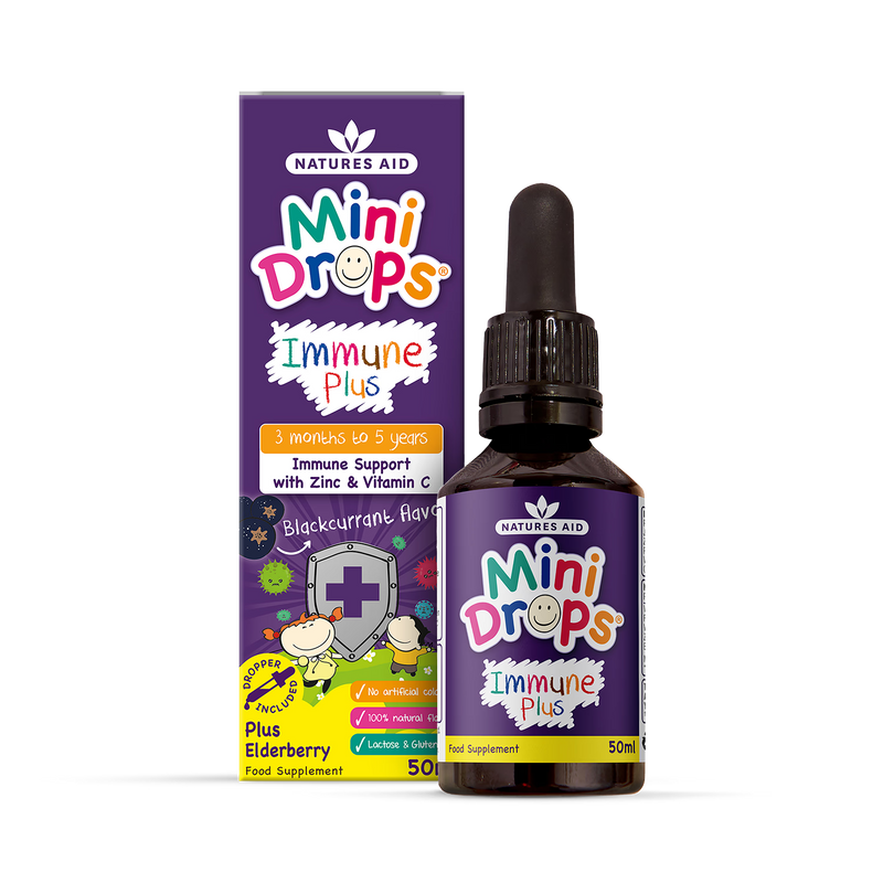 Children's Immune Support Liquid Supplement Blackcurrant Flavour 50ml