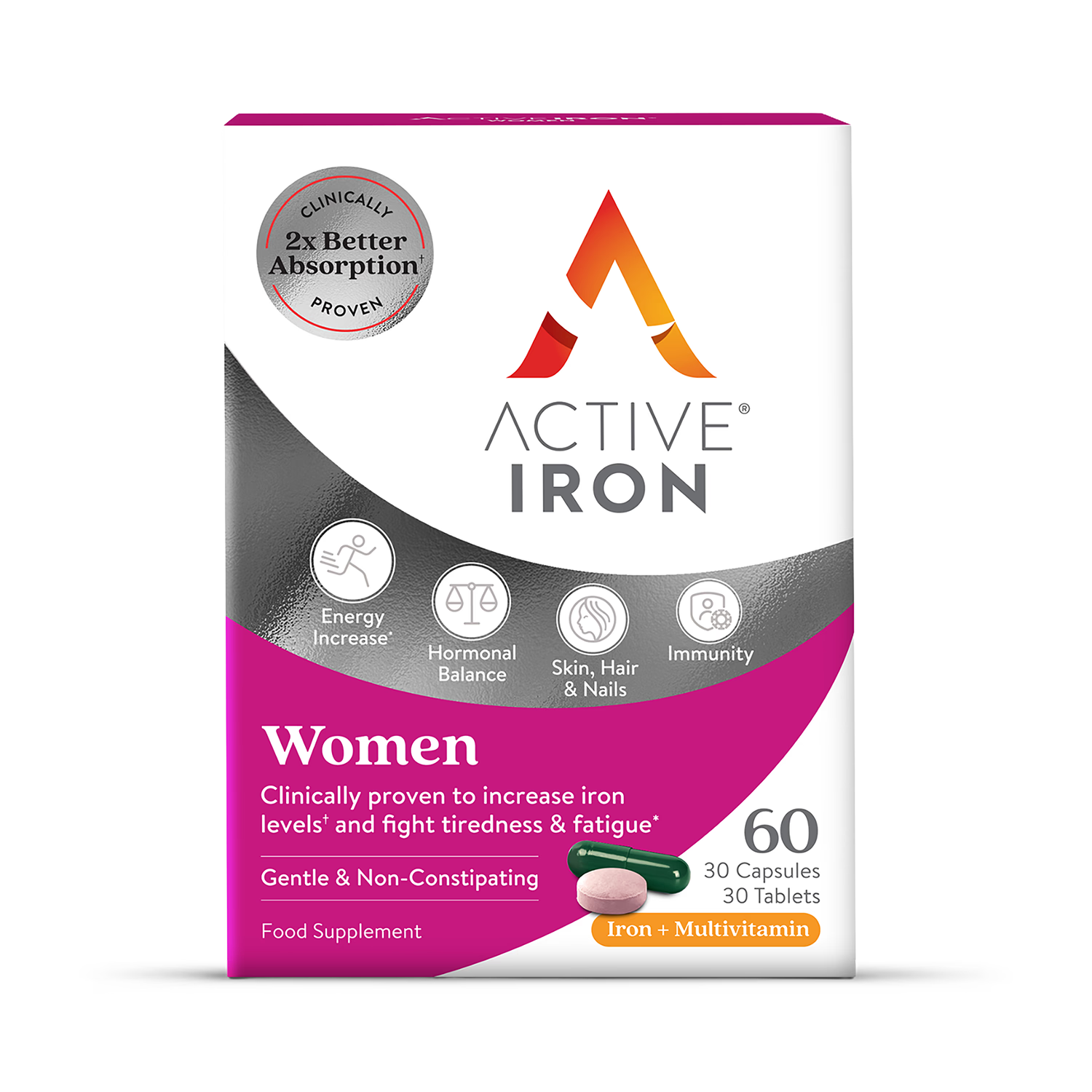Active Iron for Women 60 Capsules