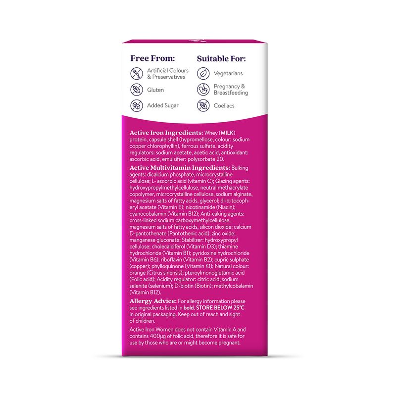 Active Iron for Women 60 Capsules