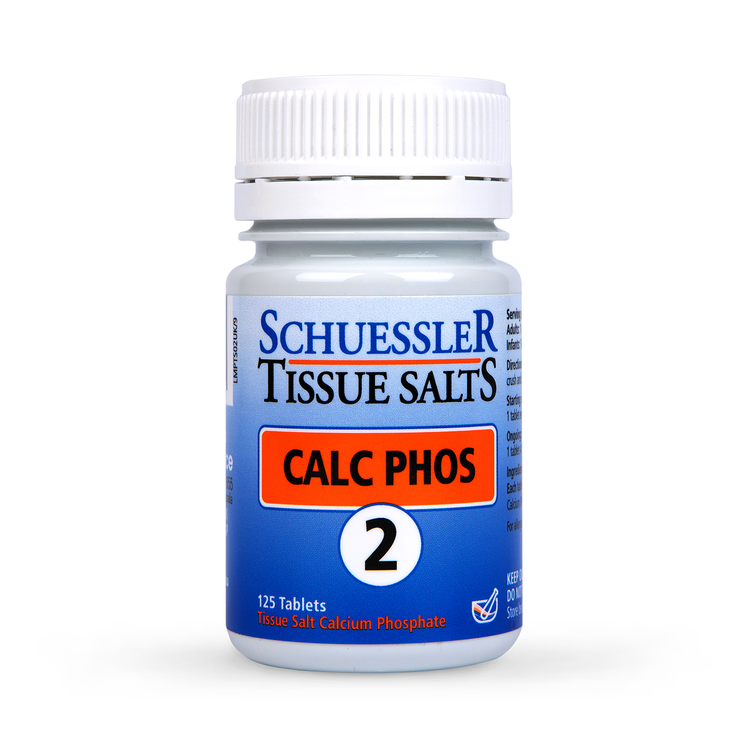 Calcium Phosphate Homeopathic Tablets for Bone and Teeth Health 125 Tablets
