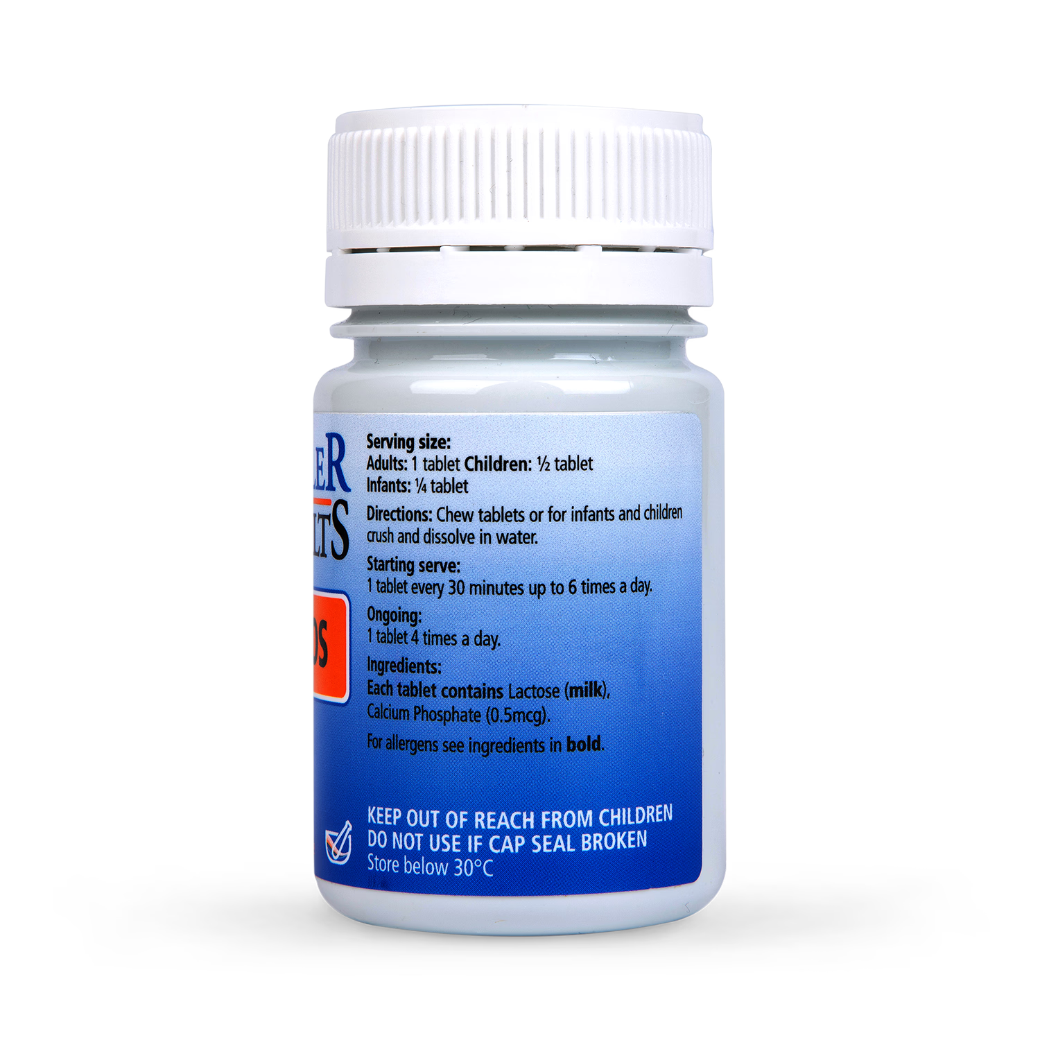 Calcium Phosphate Homeopathic Tablets for Bone and Teeth Health 125 Tablets