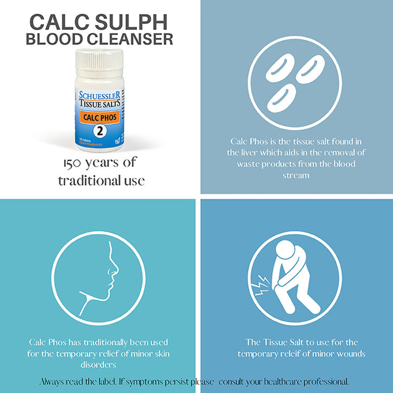 Calcium Phosphate Homeopathic Tablets for Bone and Teeth Health 125 Tablets