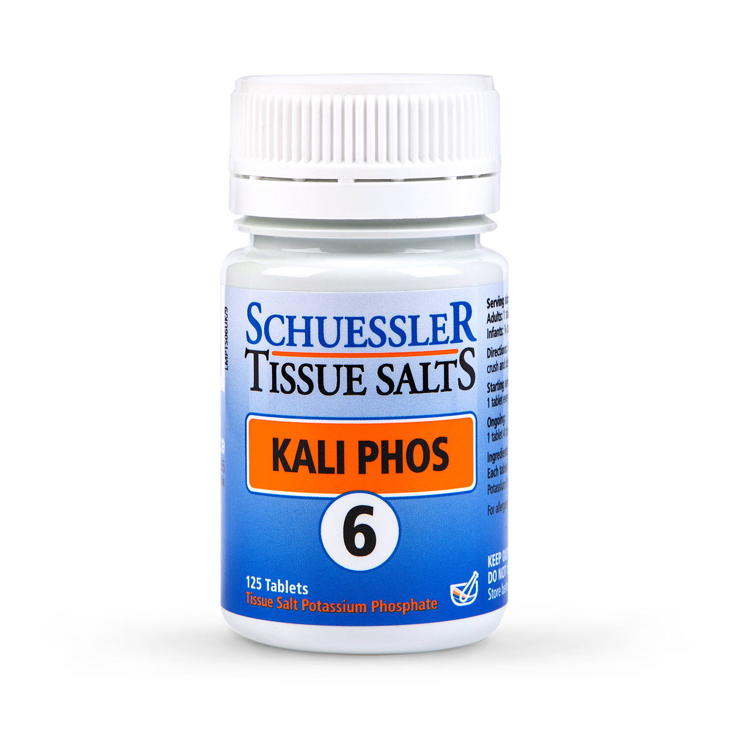 Potassium Phosphate Homeopathic Tissue Salt Support Tablets 125s