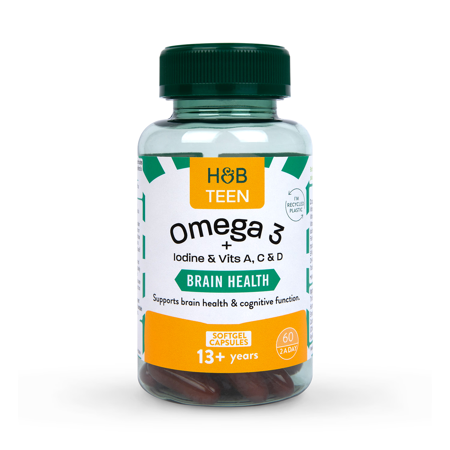 Holland Barrett Teen Brain Health With Omega 60 Softgel Capsule