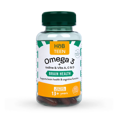 Holland & Barrett Holland Barrett Teen Brain Health With Omega 60 Softgel Capsule- Buy online at McGrocer