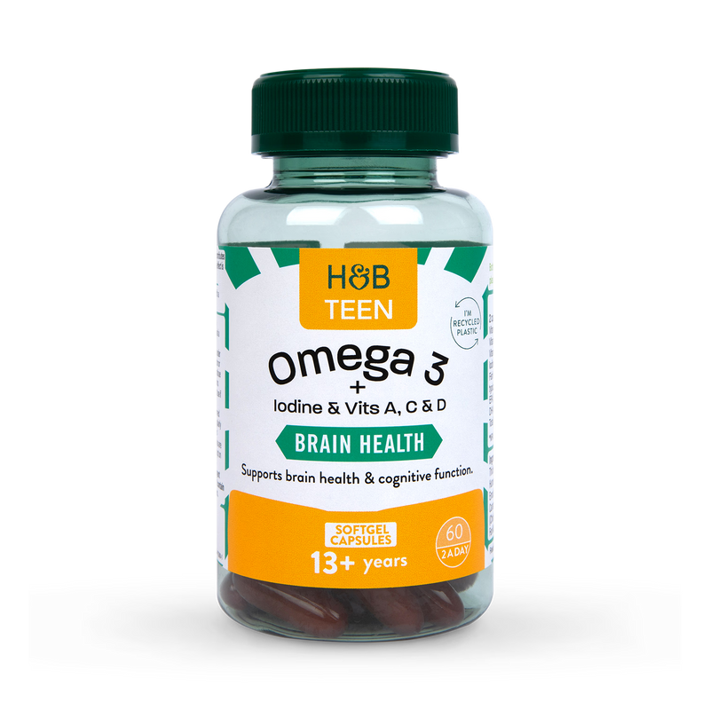 Holland Barrett Teen Brain Health With Omega 60 Softgel Capsule