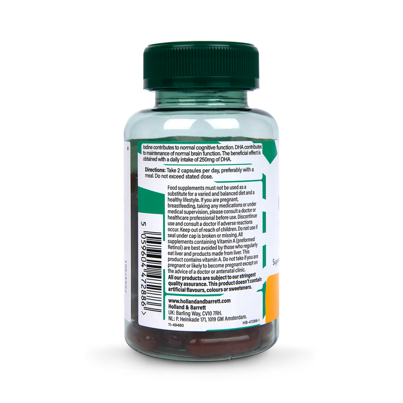 Holland Barrett Teen Brain Health With Omega 60 Softgel Capsule