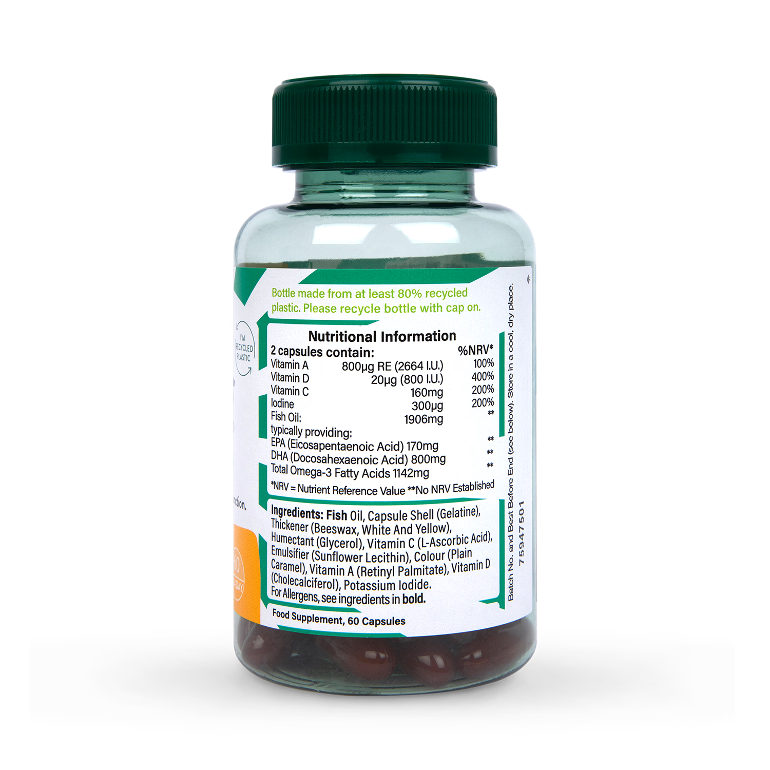 Holland Barrett Teen Brain Health With Omega 60 Softgel Capsule