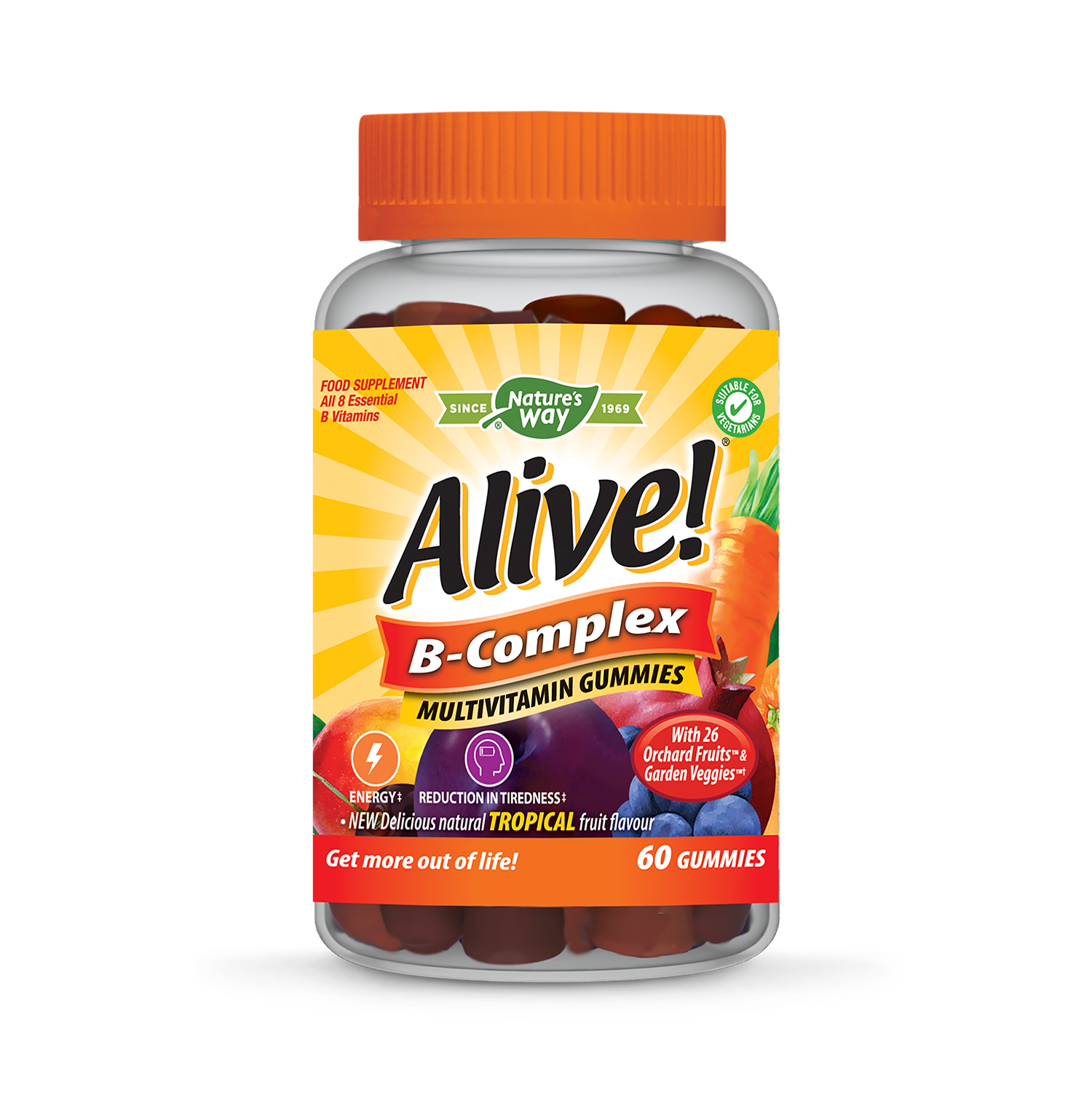 B Complex Multi Vitamin Soft Jells with Vitamin C Cherry Flavour 60 Count