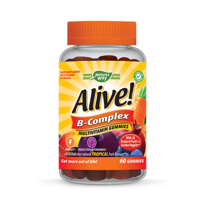 Holland & Barrett B Complex Multi Vitamin Soft Jells with Vitamin C Cherry Flavour 60 Count- Buy online at McGrocer