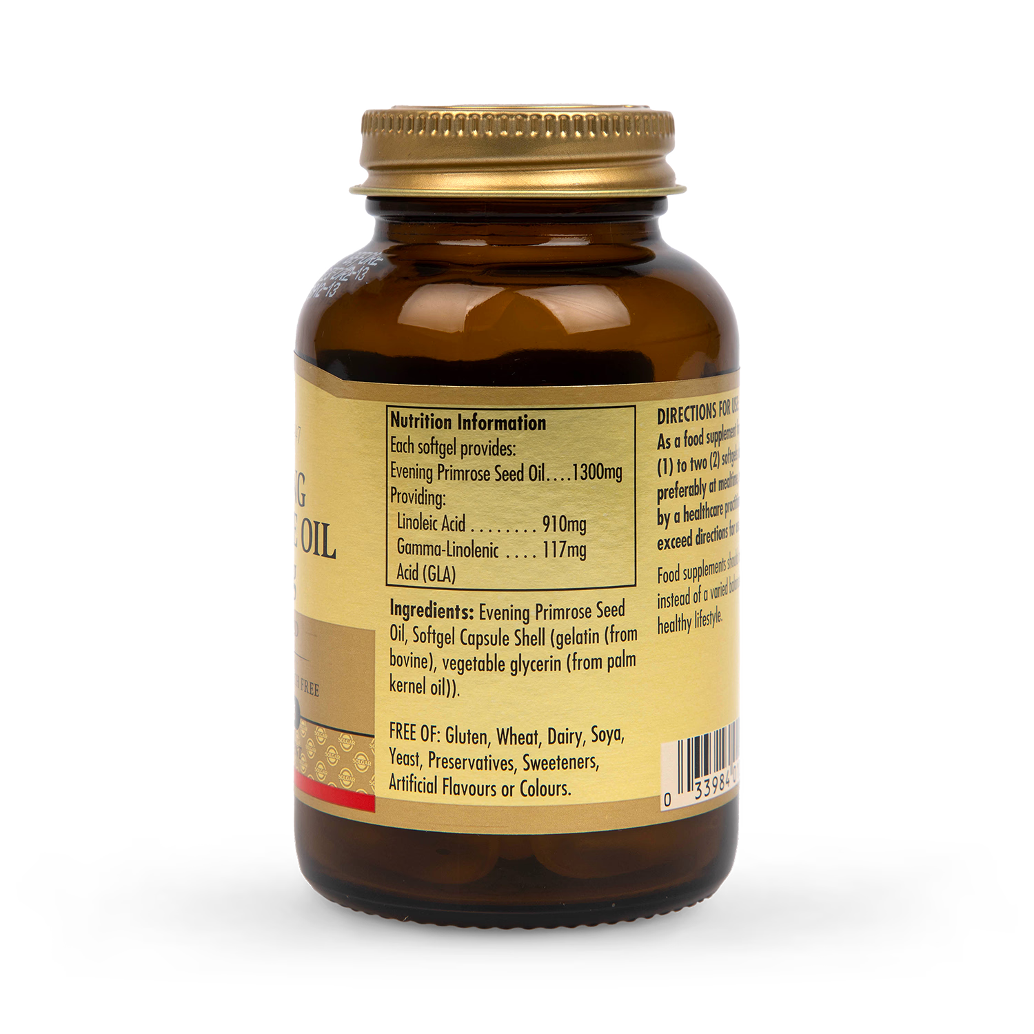 Evening Primrose Oil 1300mg 30 Softgels