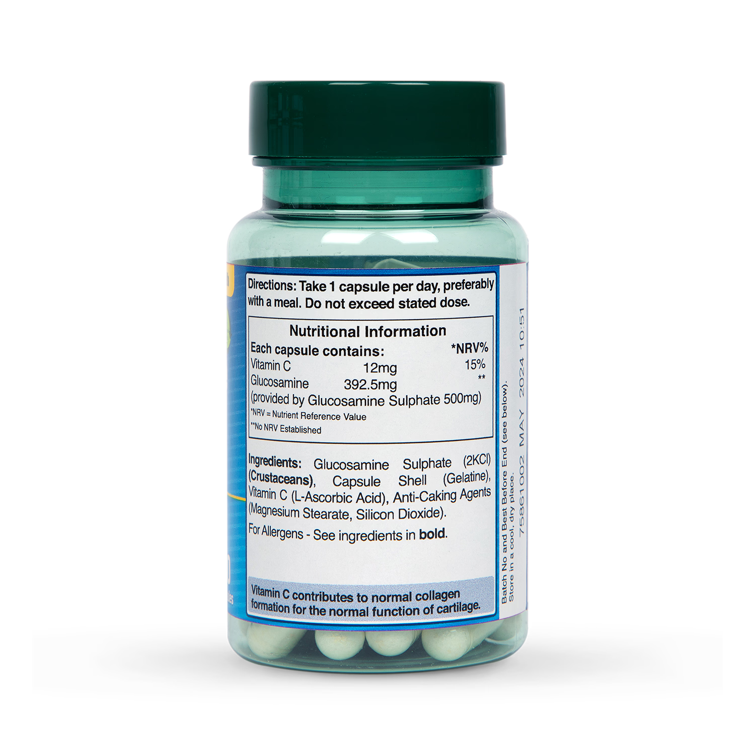 Holland Barrett Glucosamine Sulphate 500mg 60 Capsules