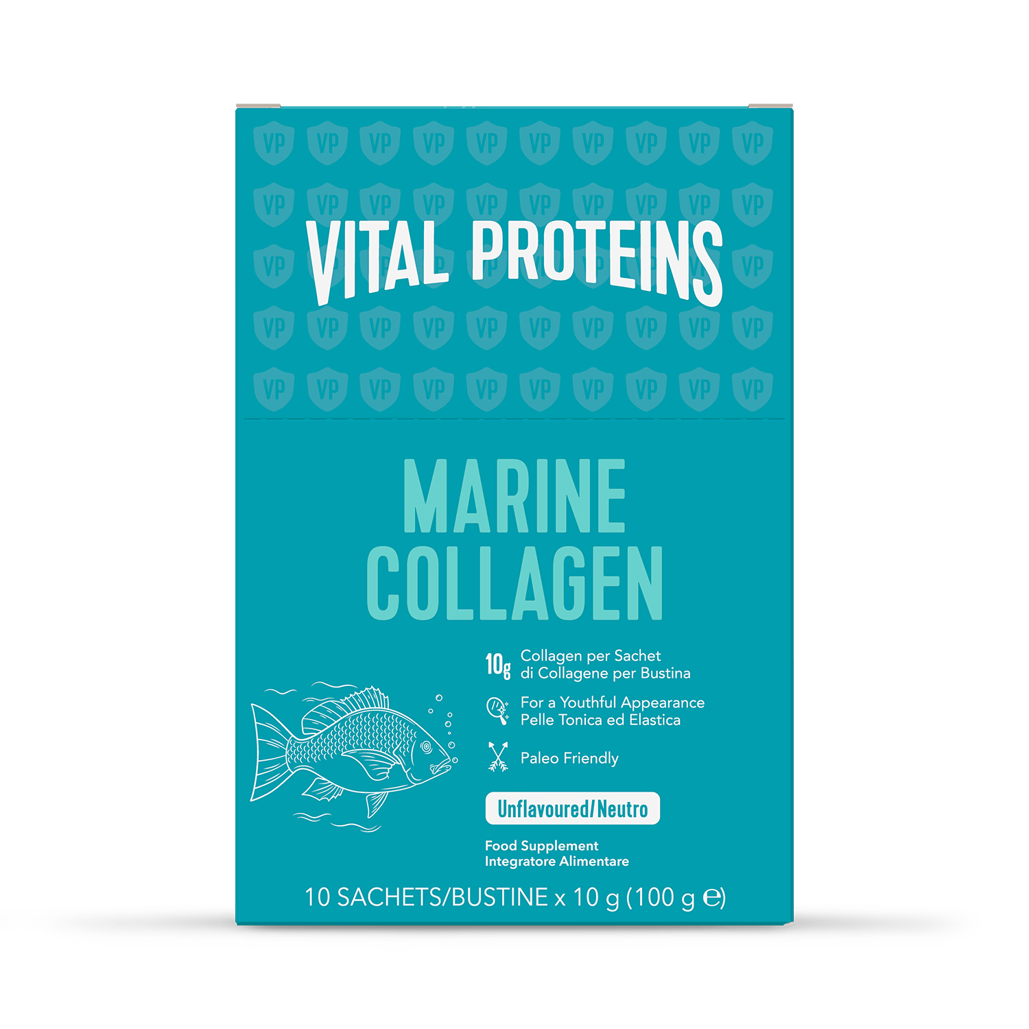 Bioavailable Marine Collagen Peptides Food Supplement 10 Sachets