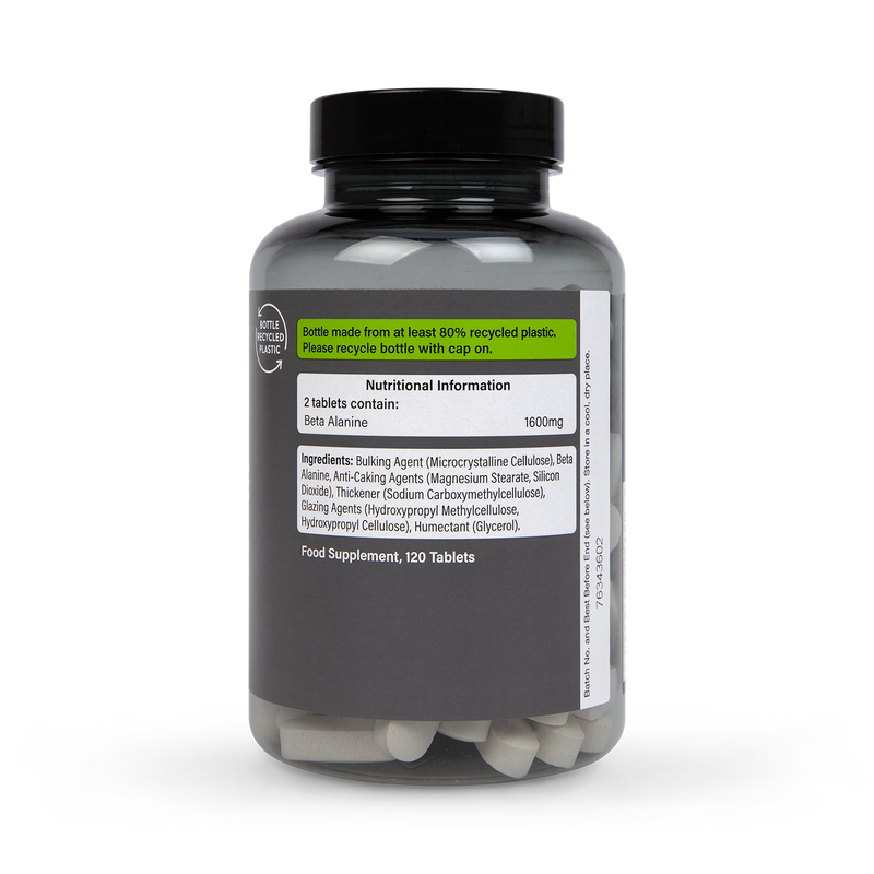 Beta-Alanine 800mg Amino Acid Supplement 120 Tablets