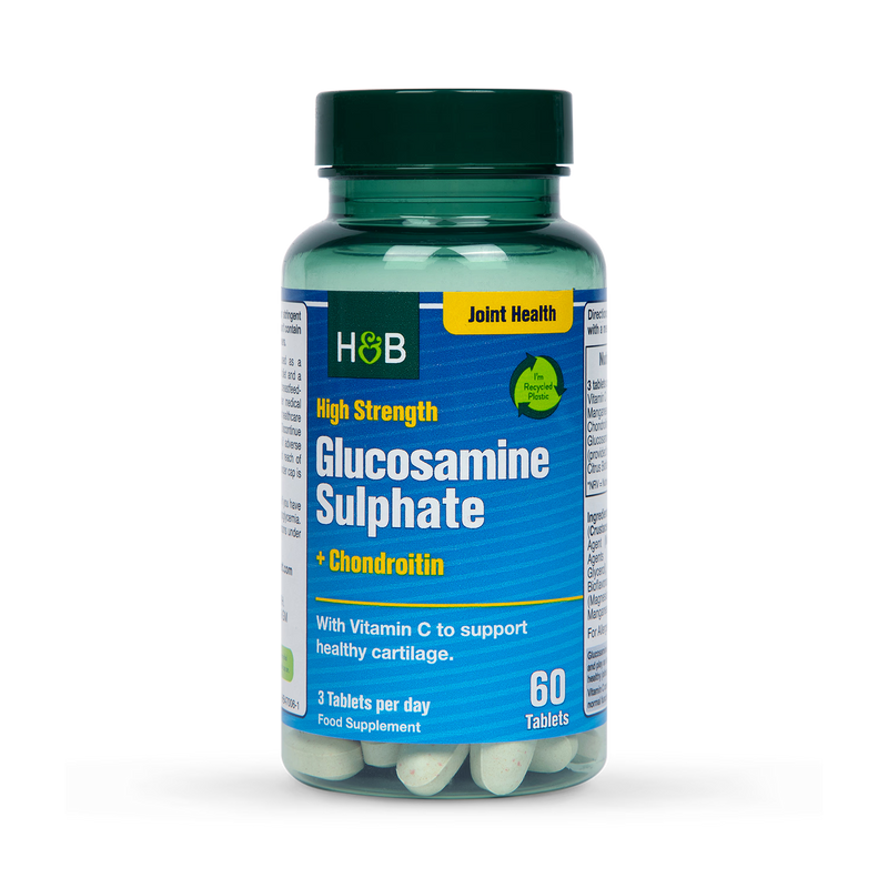 Holland Barrett High Strength Glucosamine Sulphate Chondroitin 60 Tablets