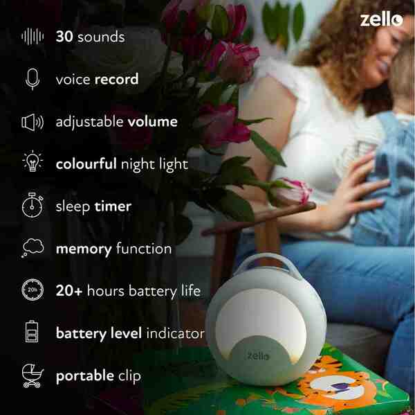 Zello YourVoice Portable White Noise Machine