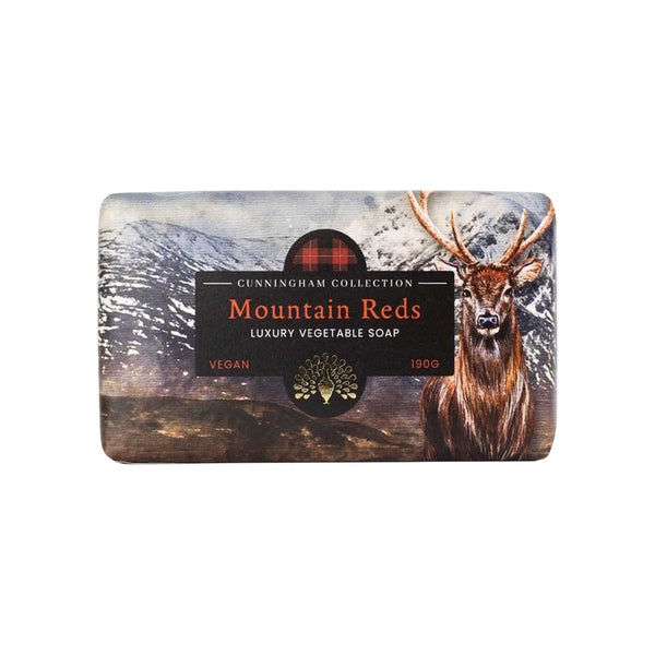 English Soap Company Cunningham Collection 190g Soap - Mountain Reds