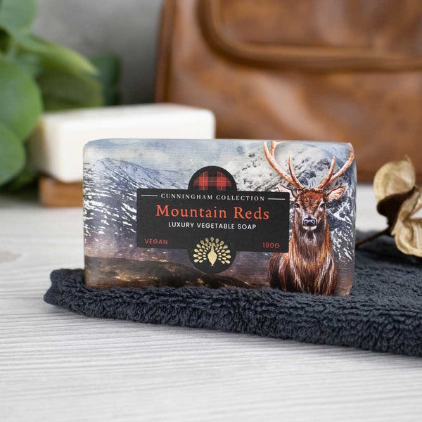 English Soap Company Cunningham Collection 190g Soap - Mountain Reds