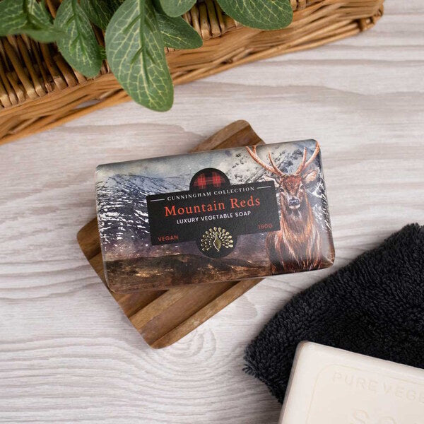 English Soap Company Cunningham Collection 190g Soap - Mountain Reds