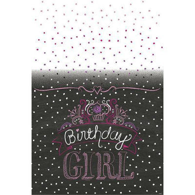 Superdrug Unique Party Birthday Girl Plastic Party Table Cover- Buy online at McGrocer