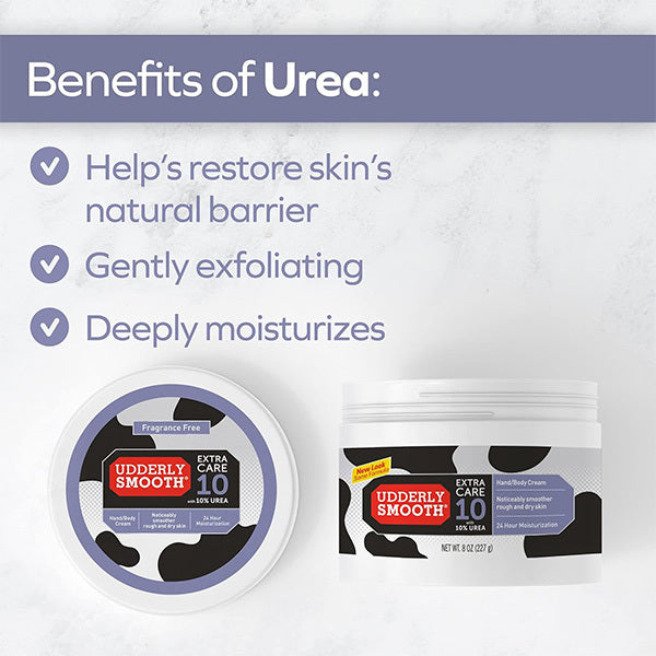 Udderly Smooth Extra Care Cream with 10% Urea Jar, 227g