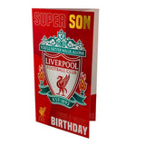 Liverpool FC Super Son Birthday Card