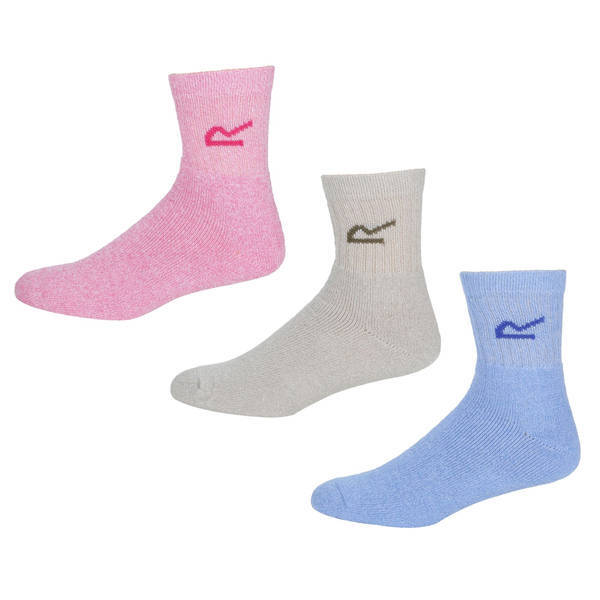 Regatta Great Outdoors Womens Marl Effect Socks (3 Pack)