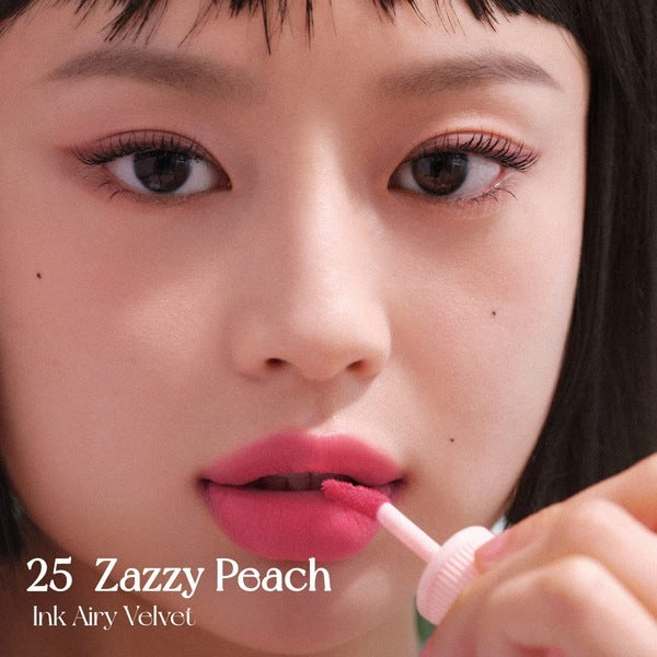 PERIPERA Ink Airy Velvet #25 Zazzy Peach Lip Tint 4g