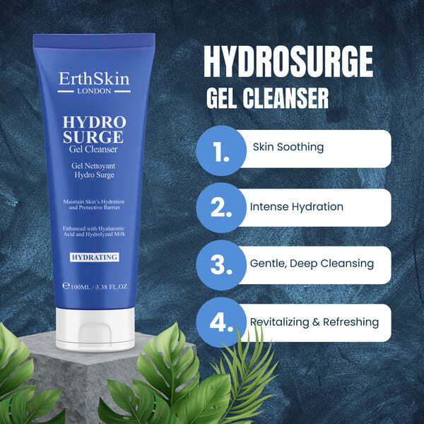 ErthSkin - Hydro surge Gel Cleanser 100ml