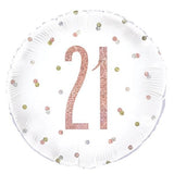 Unique Party Round 21st Birthday Foil Balloon