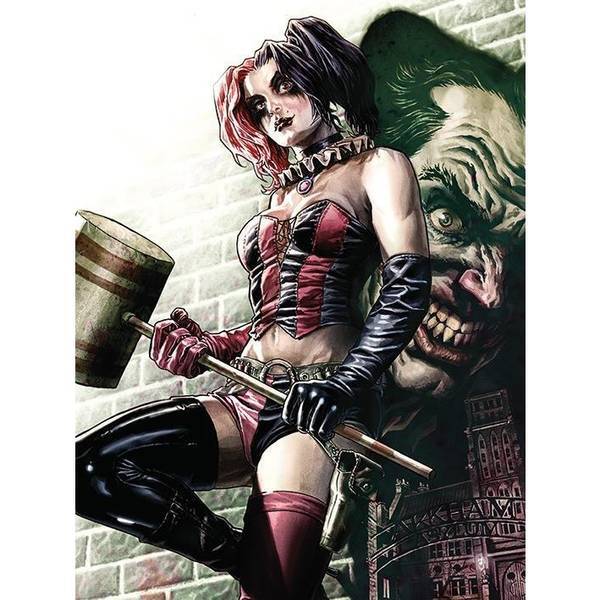 DC Comics Batman Harley Quinn Pose Canvas Print
