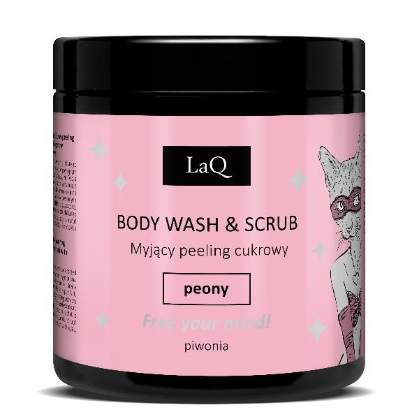 LaQ Body Wash&Scrub Peeling - Kitten Peony 200g