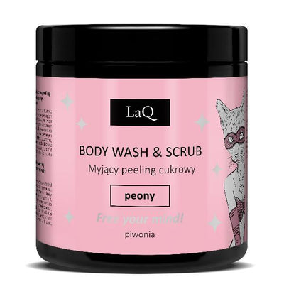 Superdrug LaQ Body Wash&Scrub Peeling - Kitten Peony 200g- Buy online at McGrocer