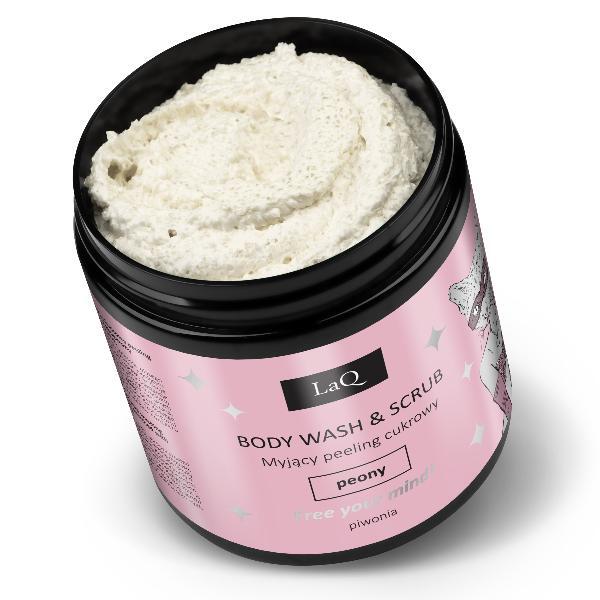 LaQ Body Wash&Scrub Peeling - Kitten Peony 200g