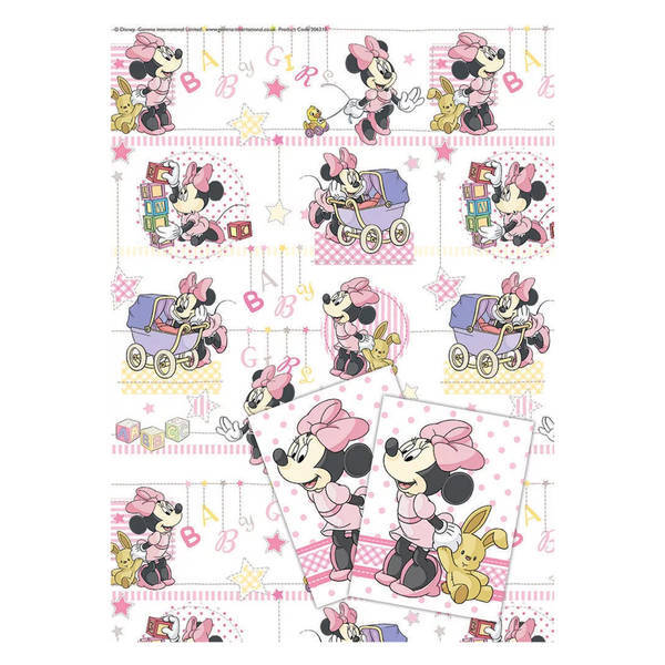 Disney Minnie Mouse Gift Wrap Sheets (Pack of 2)