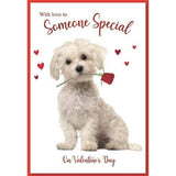 Simon Elvin Puppy Valentine Card (Pack of 6)