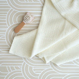 The Tiny Bed Co. Basket Changing Mat - Melbourne (Greige)