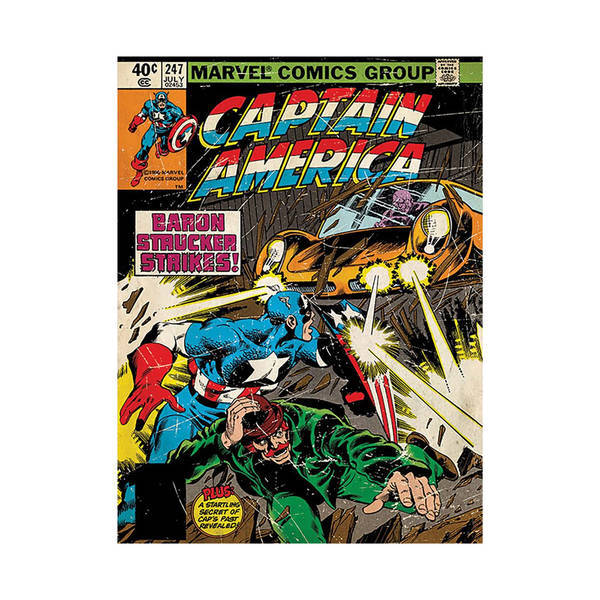 Marvel Captain America Baron Strucker Strikes Canvas Print