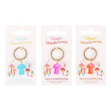 Something Different Mushroom Crystal Keyring (Pack of 18)