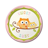 Creative Party Sweet Baby Tree Disposable Plates (Pack of 8)