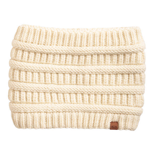 Animal Womens Hali Cable Knit Faux Fur Lined Snood