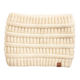 Animal Womens Hali Cable Knit Faux Fur Lined Snood