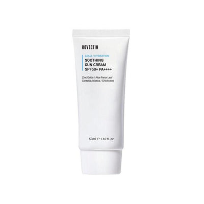 Superdrug Rovectin Aqua Soothing Sun Cream SPF50 PA++++ 50ml- Buy online at McGrocer