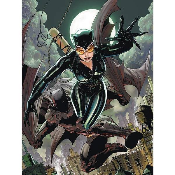 DC Comics Batman Cat & Bat Canvas Print