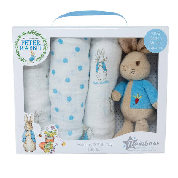 REMOVE Peter Rabbit & Muslin Set