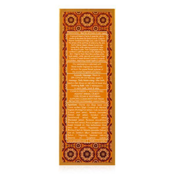 SPA CEYLON Sensual Sandalwood - Bath & Massage Oil -100ml