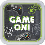 Amscan Level Up Gamer Birthday Disposable Plates (Pack of 8)