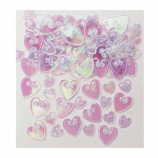 Amscan Iridescent Hearts Confetti