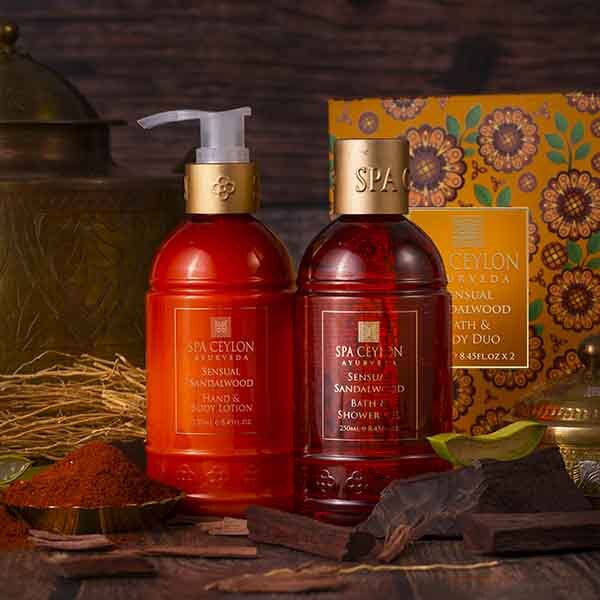 SPA CEYLON Sensual Sandalwood Bath & Body Duo Set