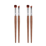 Dr Botanicals Coffee Ground Set Of 2 Eye Brushes Duo Pack